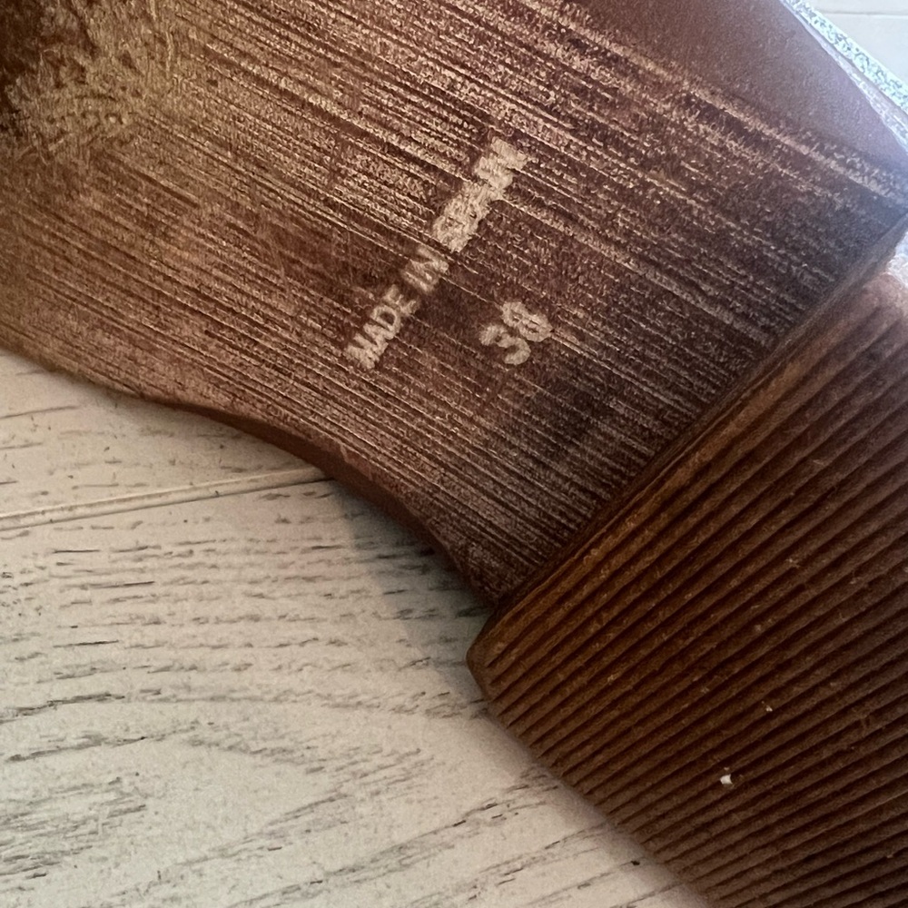 Free People Brown Leather Sandals - Picture 4 of 5